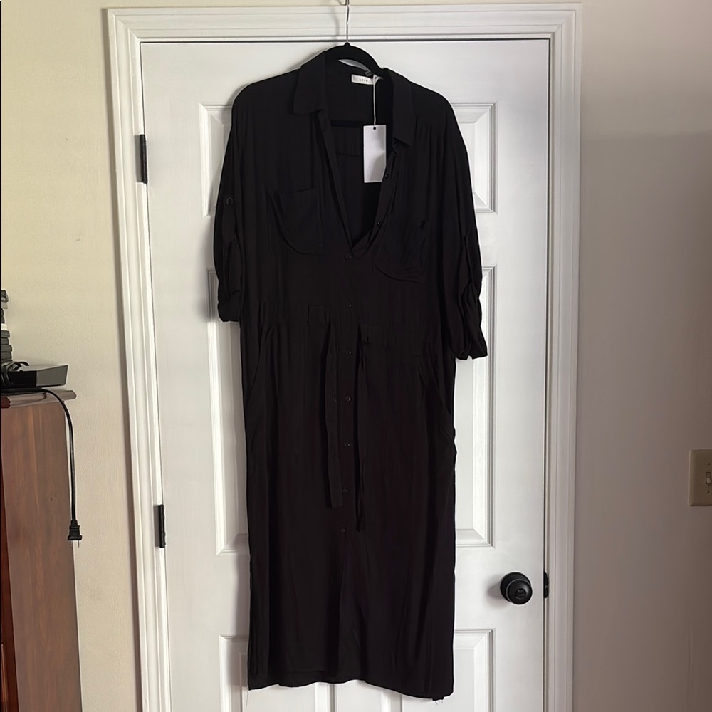 Lush Black Long Sleeve Dress - Never Worn